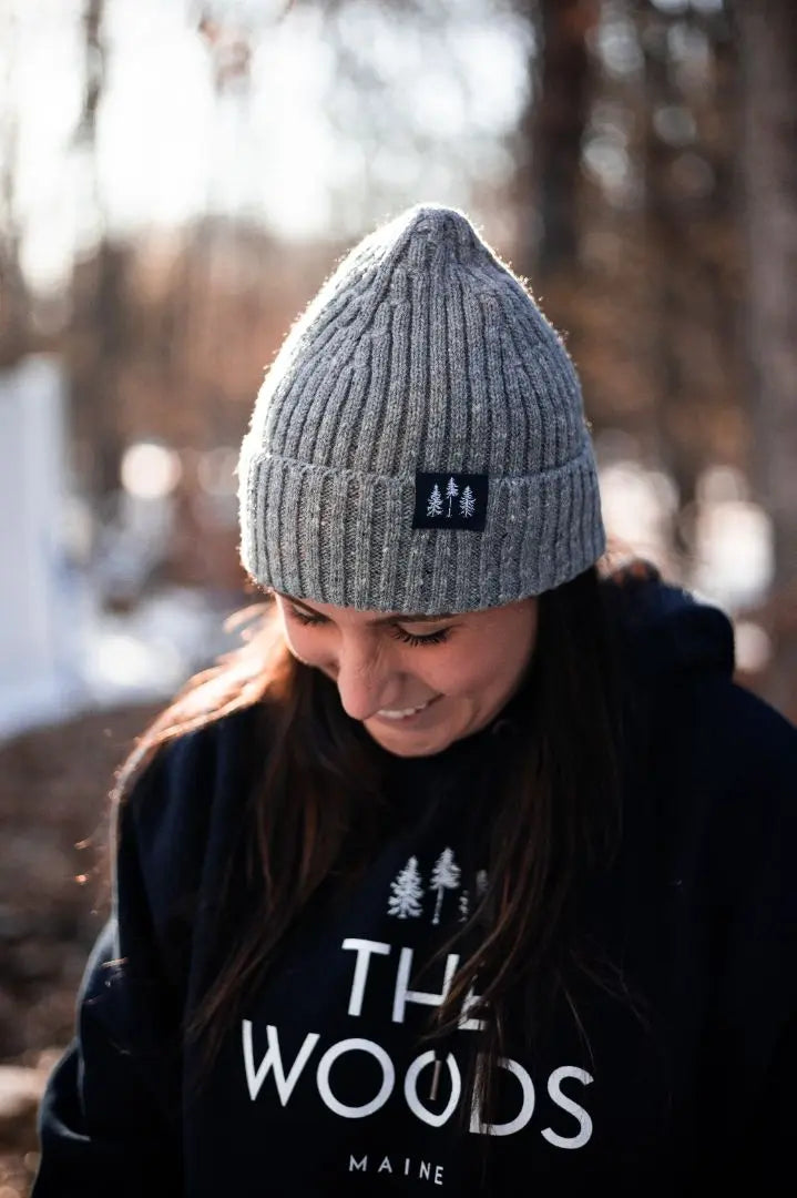 Three Pines® Merino Wool Knit Hat (2 Colors Available) - The Woods Maine