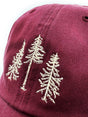 Three Pines® Embroidered Maine Baseball Hat (3 Colors Available) by The Woods Maine® - The Woods Maine