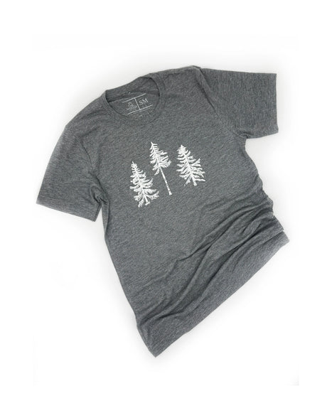 Three Pines® Maine Adult Short Sleeve T-Shirt (3 Colors Available) - The Woods Maine
