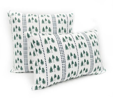Three Pines® by The Woods Maine® Indoor/Outdoor Pillow | Maine Made - The Woods Maine
