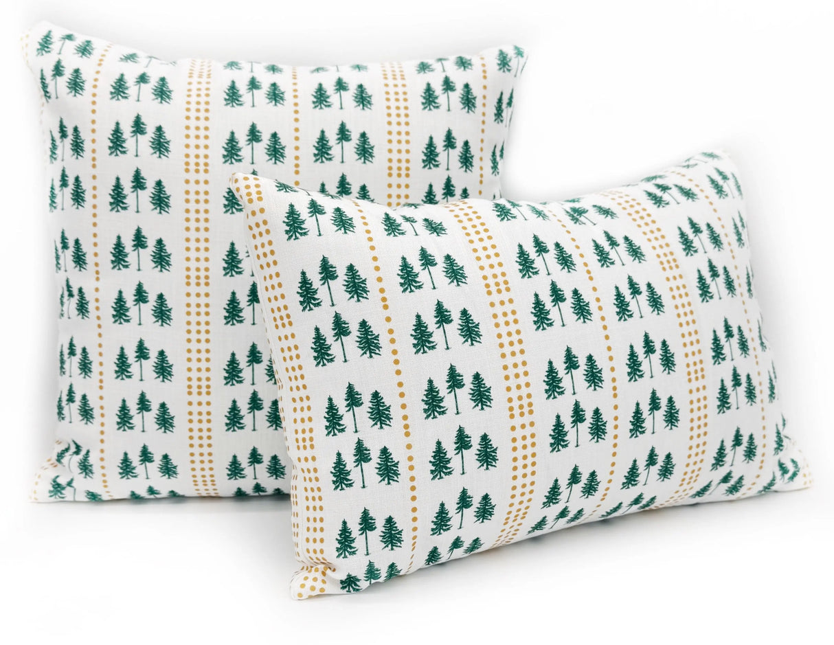 Three Pines® by The Woods Maine® Indoor/Outdoor Pillow | Maine Made - The Woods Maine