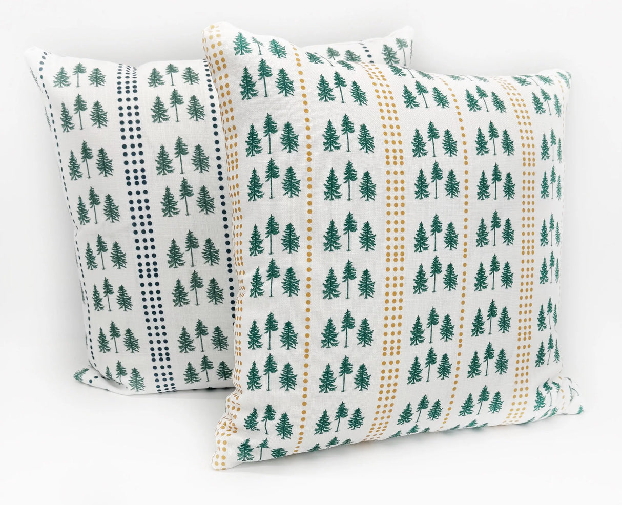 Three Pines® by The Woods Maine® Indoor/Outdoor Pillow | Maine Made - The Woods Maine