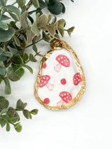 Toadstool Mushroom Oyster Trinket Dish - Alison Brooke Designs | Handmade in Maine - The Woods Maine