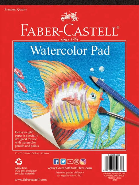 Watercolor Paint Paper Pad - Faber-Castell - The Woods Maine