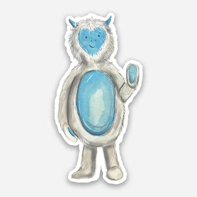 Yeti Sticker - Emmy + Olly | Maine Made Sticker - The Woods Maine