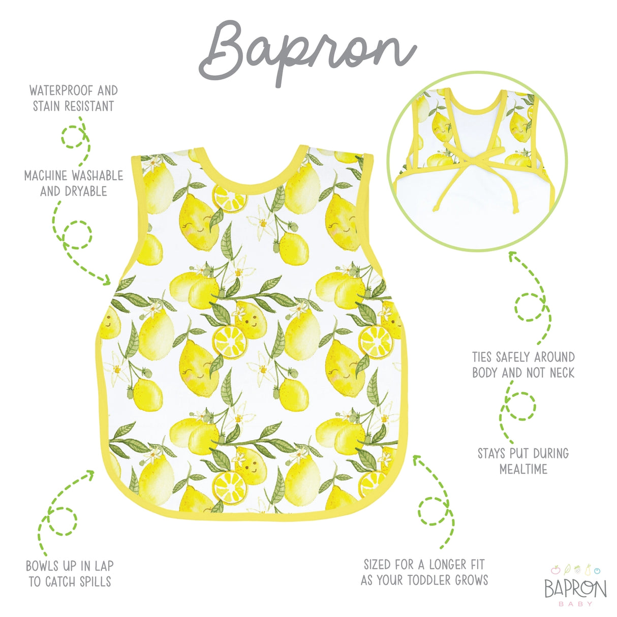 Fresh Lemons Bapron Toddler - Bapron