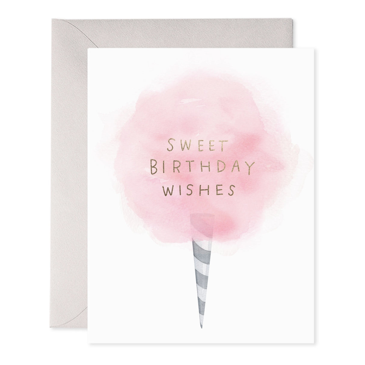 Cotton Candy Sweet Birthday Card - E. Frances Paper