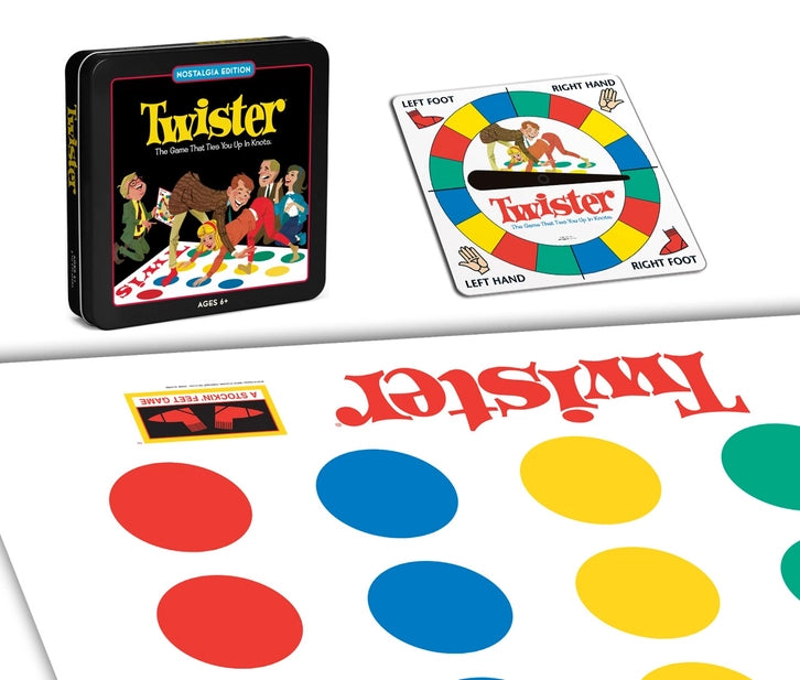 Twister Game Nostalgia Tin