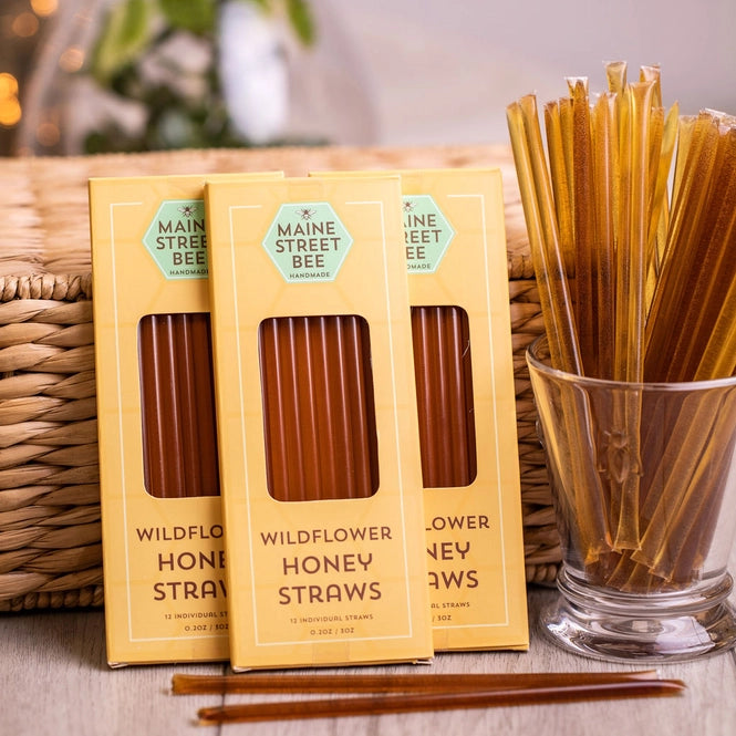 Boxed Honey Straws - Maine Street Bee