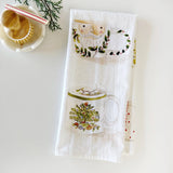 Christmas Mugs Tea Towel - emily lex studio
