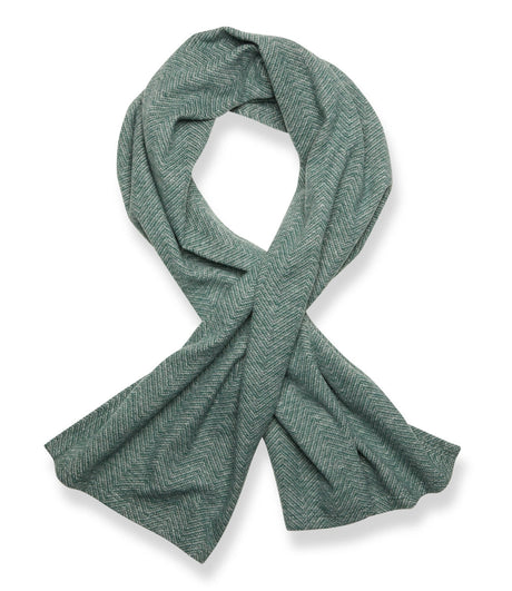 Evergreen Herringbone Shawl - Chappy Wrap
