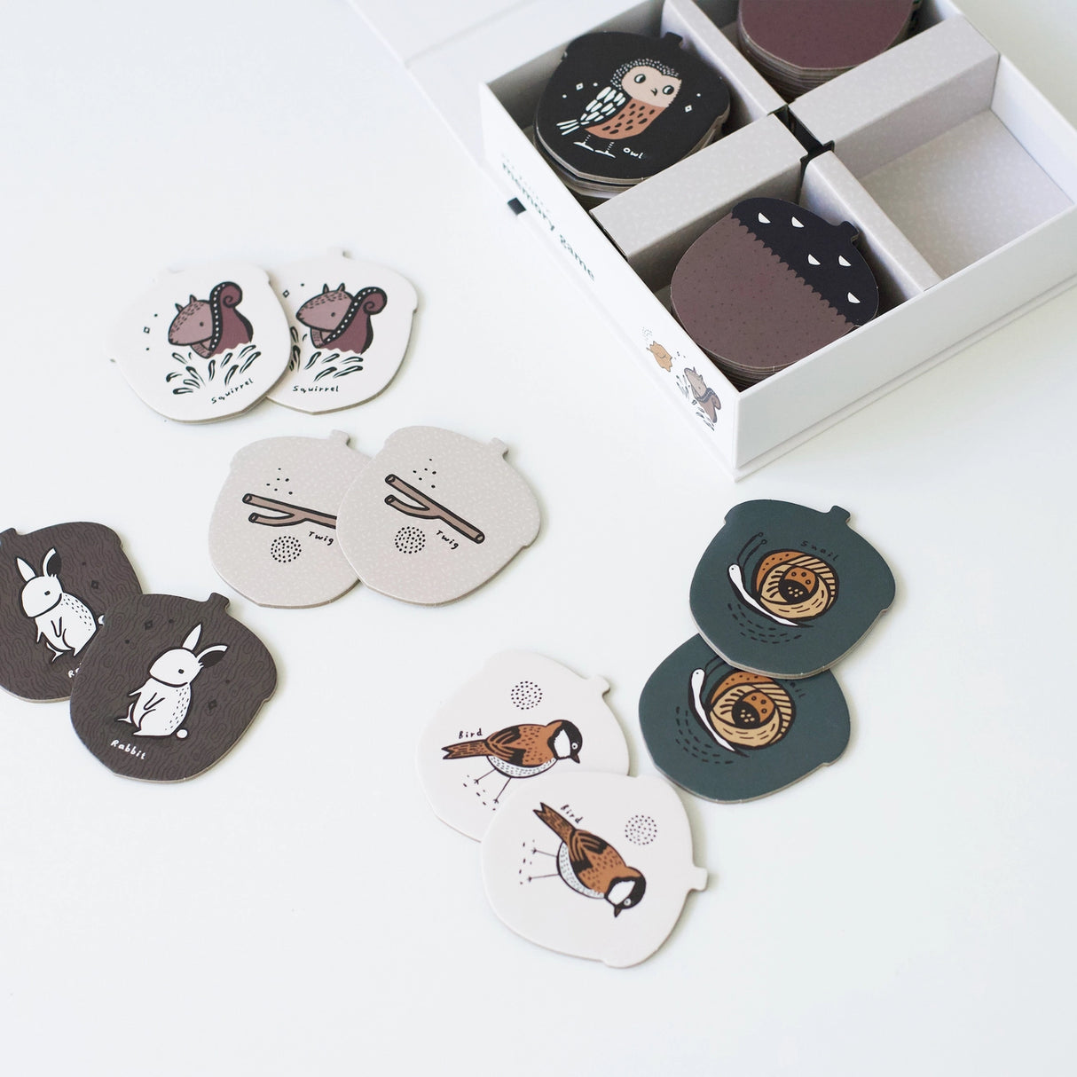 Woodland Creature Memory Game - Wee Gallery