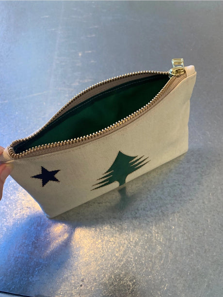 Original Maine Flag Zippered Pouch - Original Maine