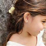 Art Palette Stud Gold Earrings - Pip Pop Post