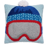 Ski Hat and Goggles Hook Pillow - Peking Handicraft