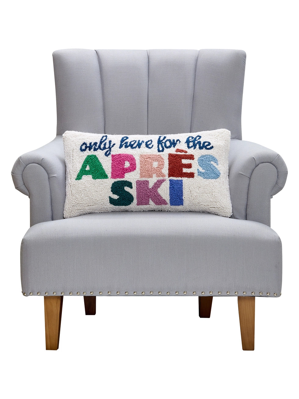Here for Apres Ski Hook Pillow - Peking Handicraft