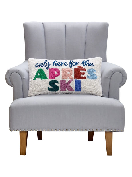 Here for Apres Ski Hook Pillow - Peking Handicraft