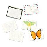 Butterfly & Moth Coloring Postcards Stationary (Pack of 30) - elsewhere unplug