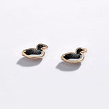 Loon Enamel Stud Earrings - Larissa Loden