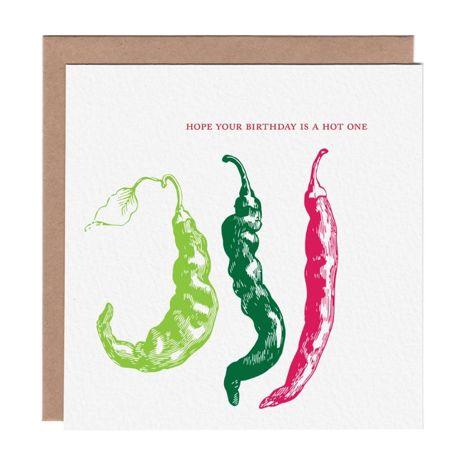 Hot Pepper Birthday Card - Ampersand M Studio