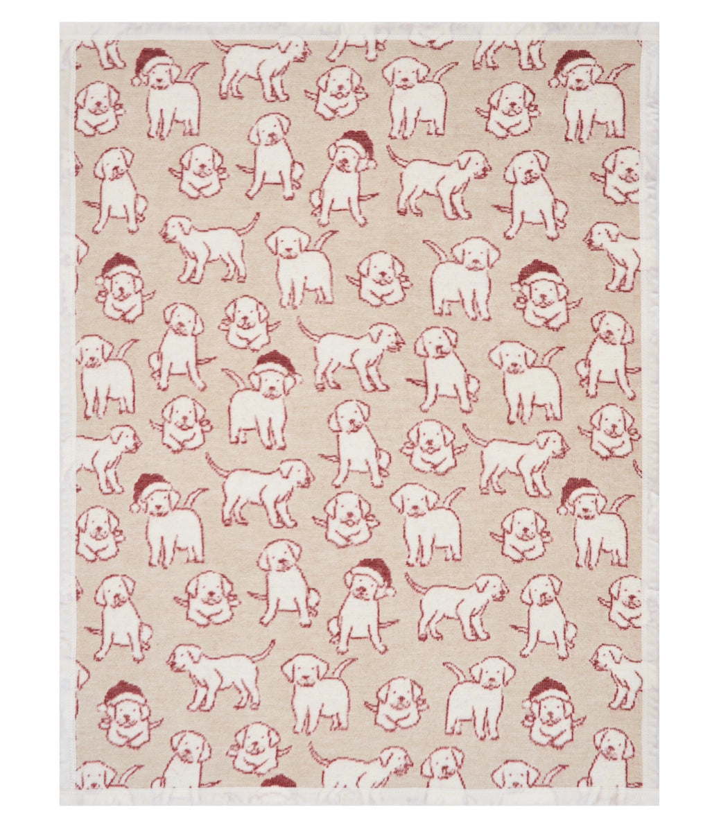 PRE-ORDER: Santa Puppies Mini Blanket - ChappyWrap
