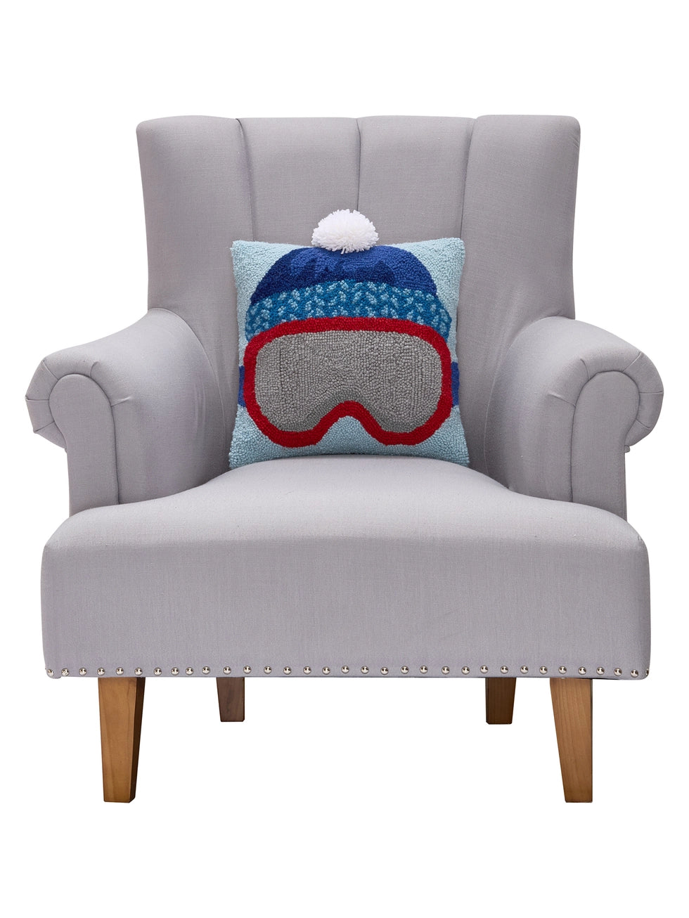 Ski Hat and Goggles Hook Pillow - Peking Handicraft