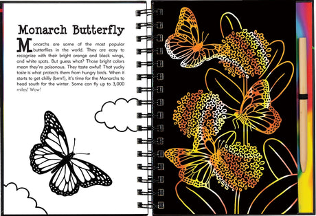 Scratch & Sketch™ Butterflies & Friends Activity Book - Peter Pauper Press