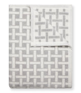 Petite Basketweave Light Grey Blanket - Chappy Wrap