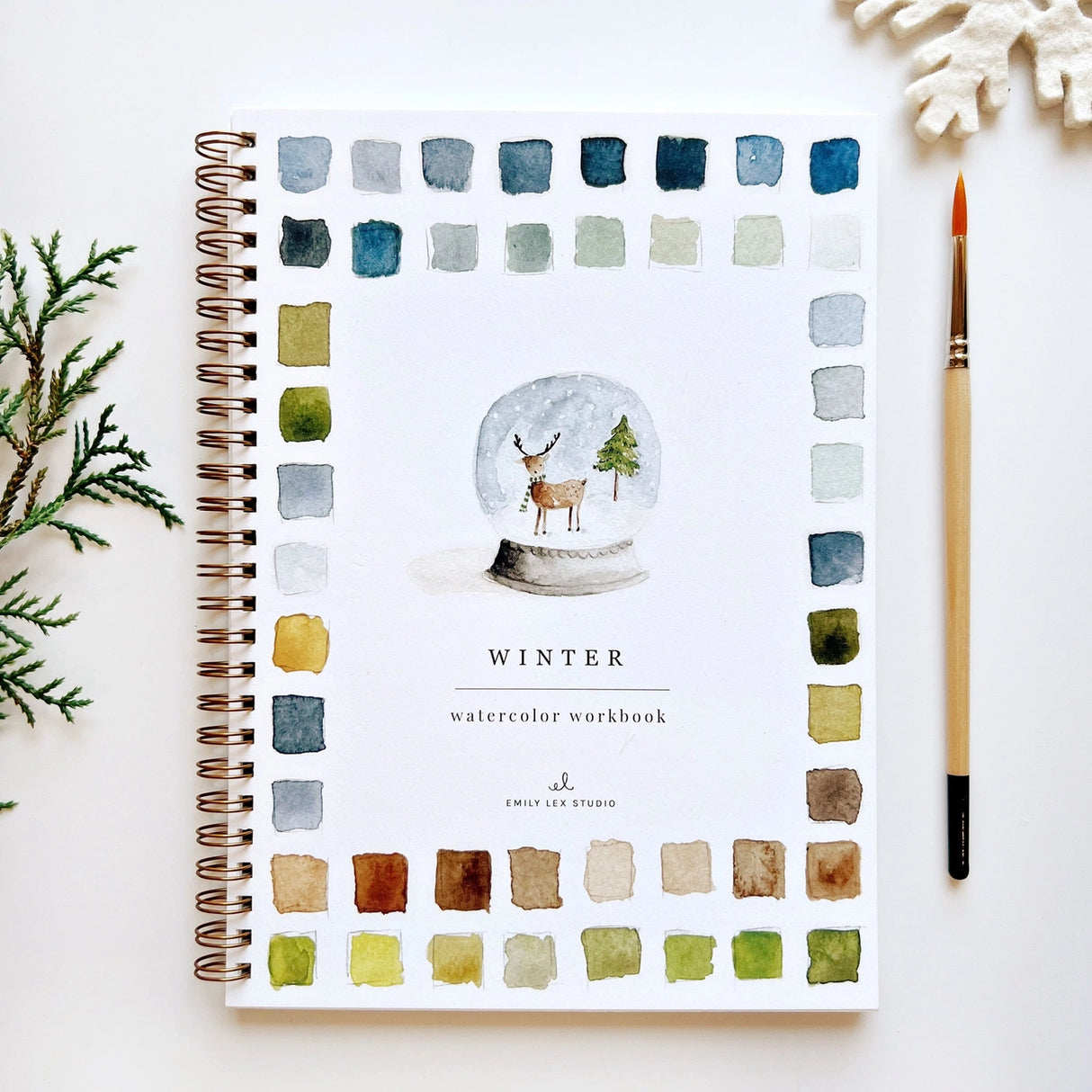Winter Watercolor Workbook - emily lex studio