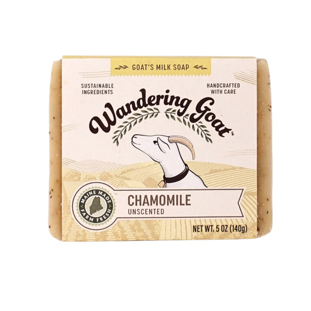 Chamomile Goat Milk Soap - Wandering Goat Maine