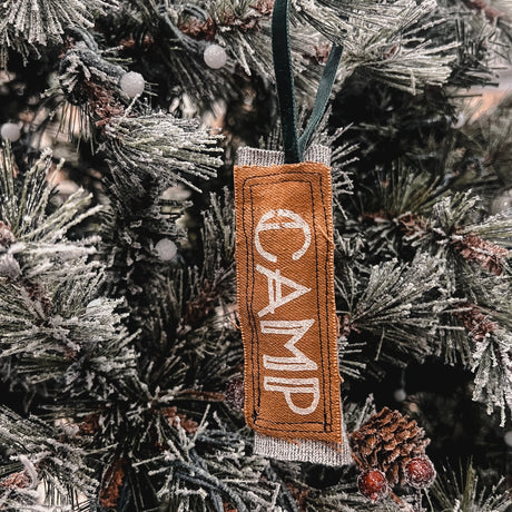 Camp Fabric Ornament - Cinder + Salt