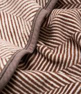Harborview Herringbone Chocolate Blanket - ChappyWrap