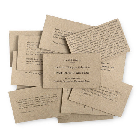 50 Gathered Thoughts on Parenting - Sugarboo & Co