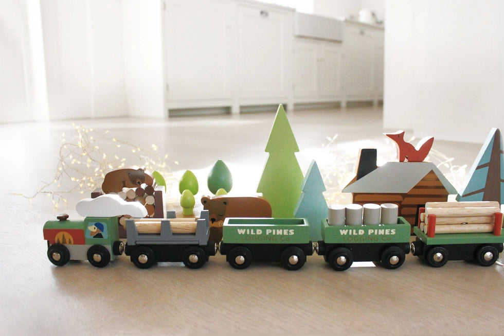 Wild Pines Train Set - Tender Leaf Toys