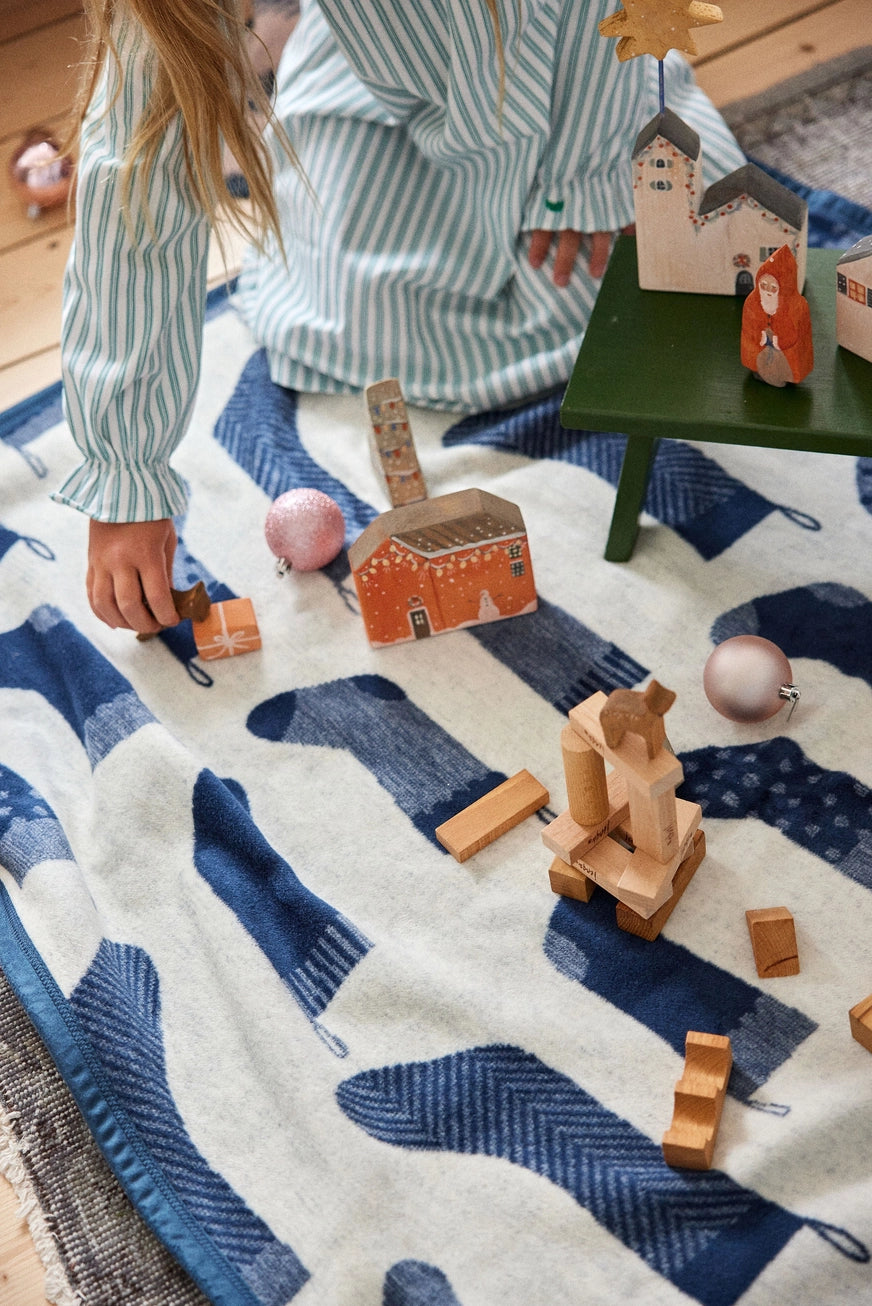 Santa's Stockings Midi Blanket - ChappyWrap