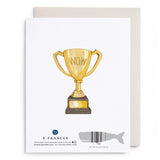 Blue Ribbon Congratulations Card - E. Frances Paper