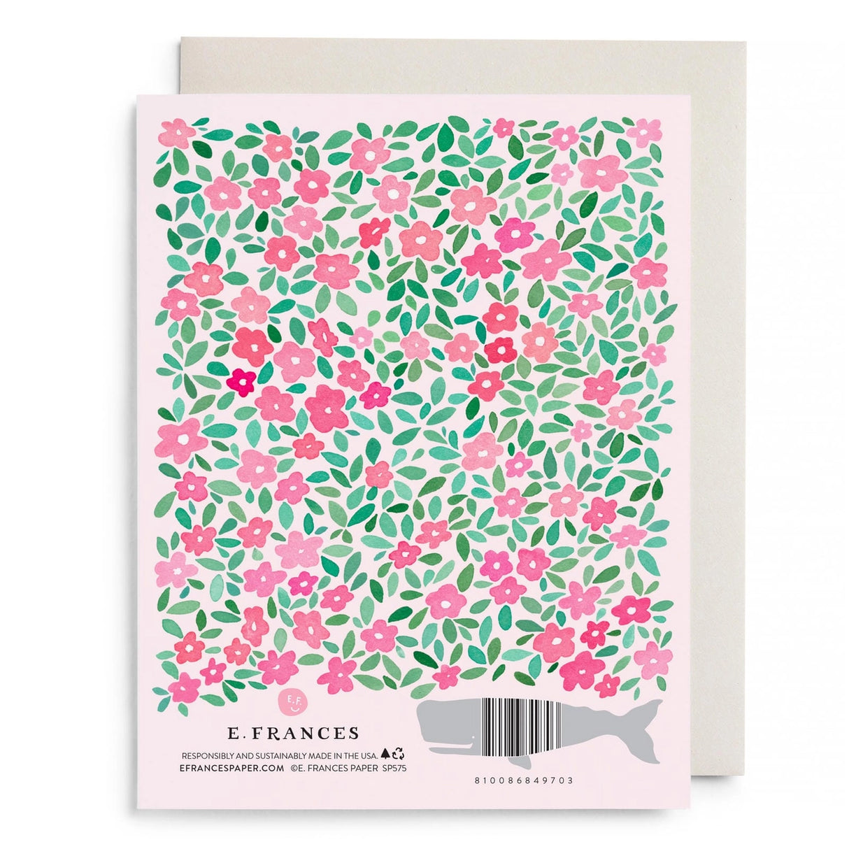 Pink Petals Bridal Shower Card - E. Frances Paper