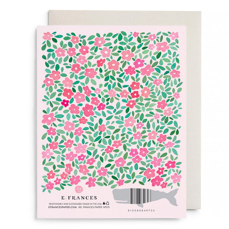 Pink Petals Bridal Shower Card - E. Frances Paper