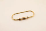 Large Brass Oval Key Ring - Freshwater Curated Goods