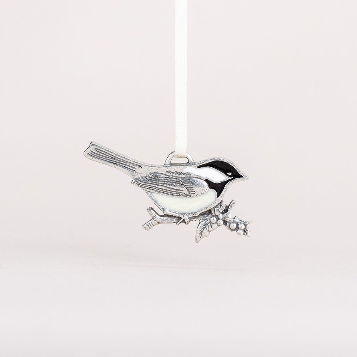 Chickadee Ornament - Danforth Pewter