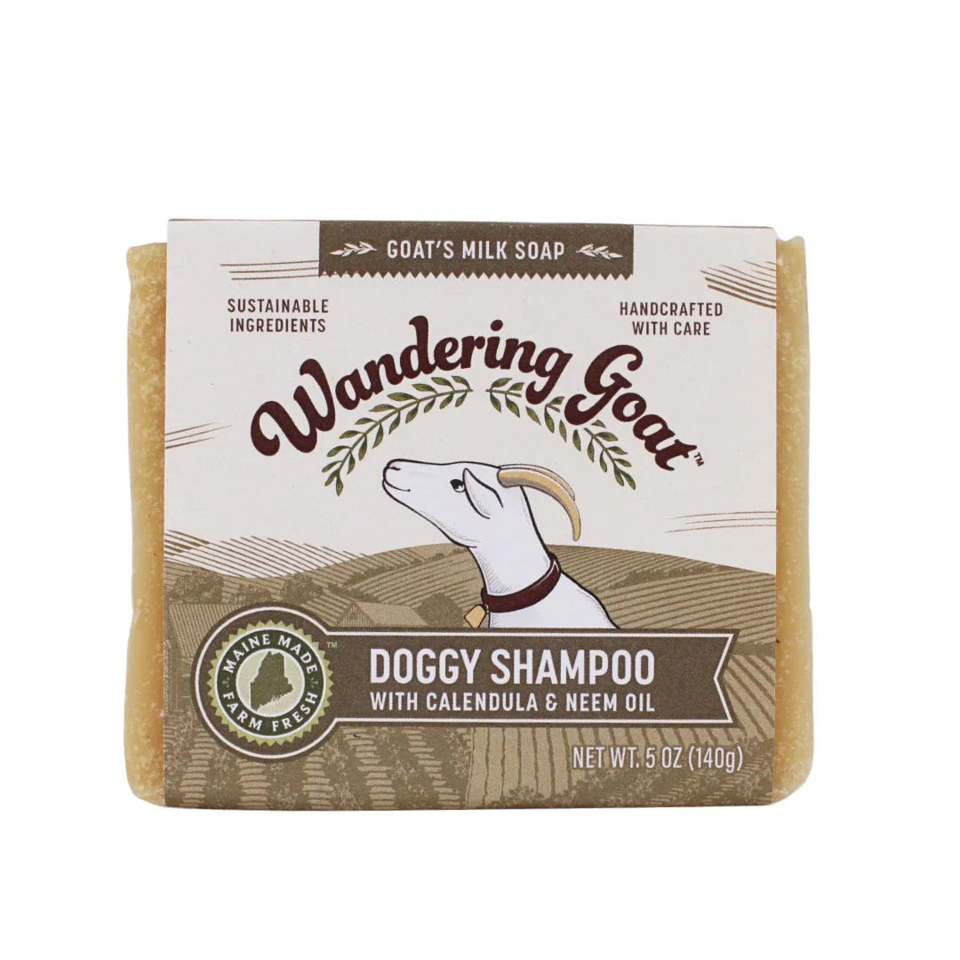 Doggy Shampoo Goat Milk Soap - Wandering Goat Maine