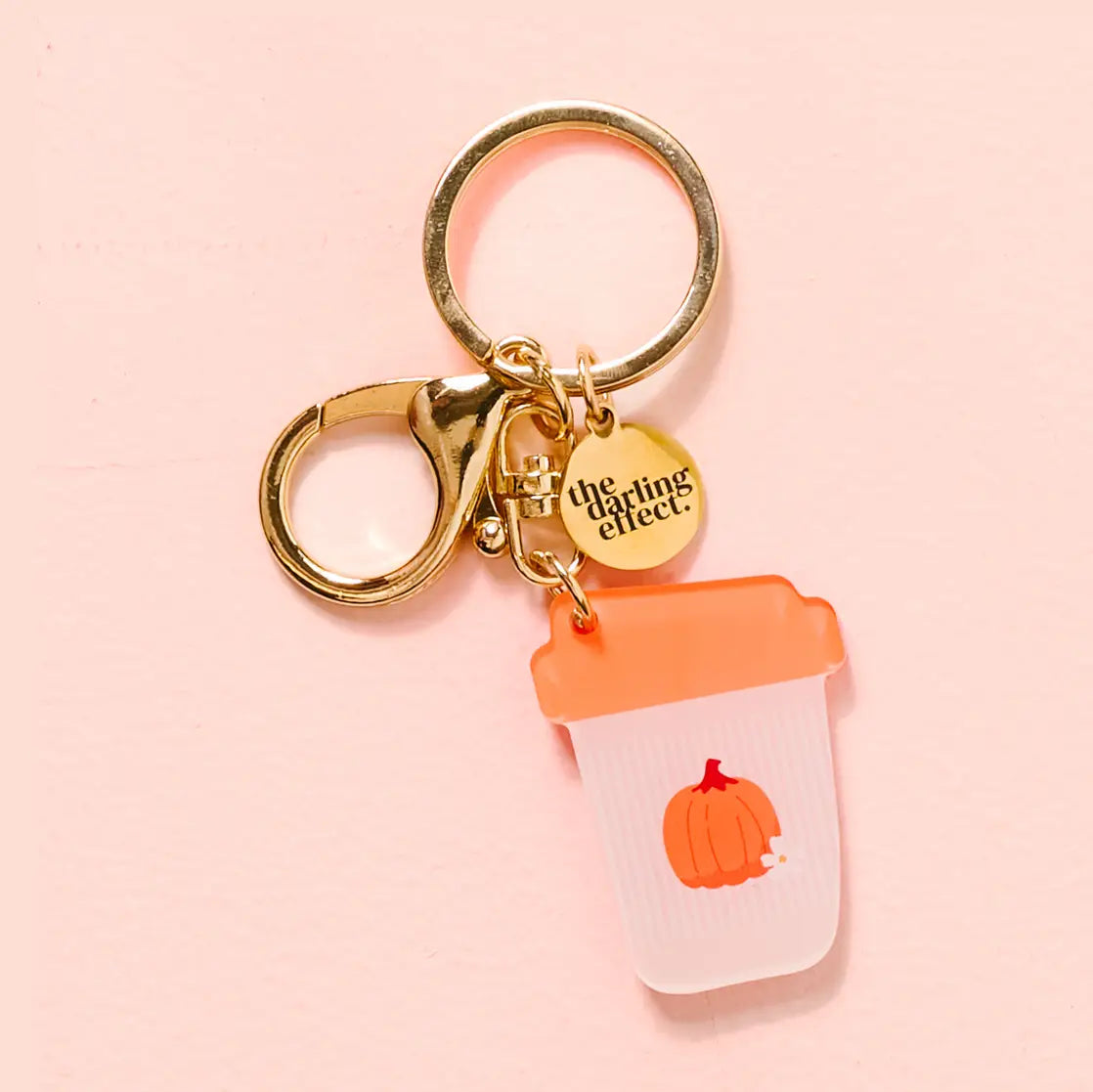 Pumpkin Spice Latte Acrylic Keychain - The Darling Effect