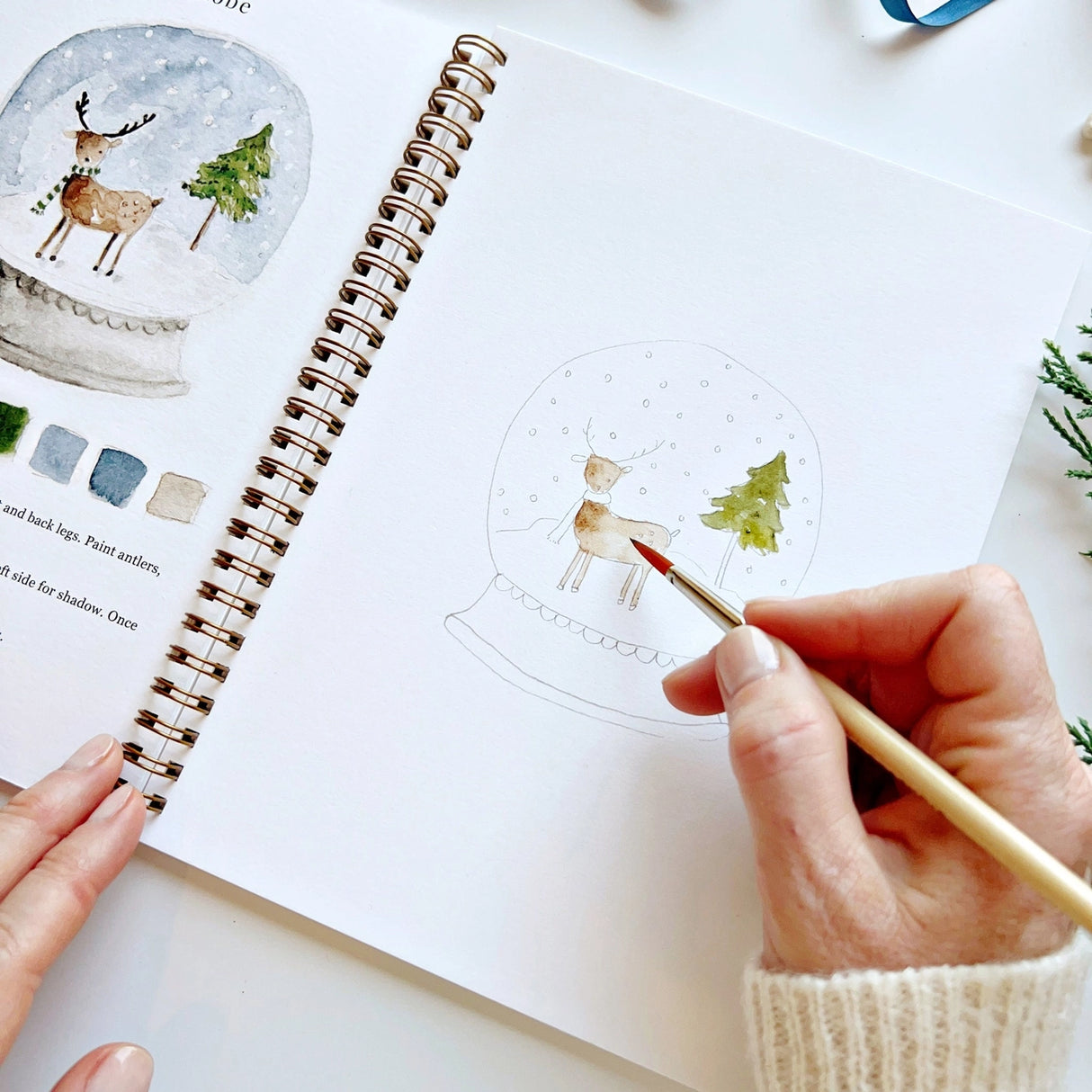 Winter Watercolor Workbook - emily lex studio