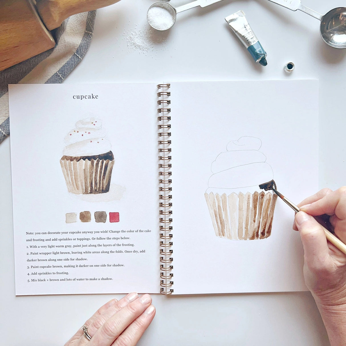 Baking Watercolor Workbook - emily lex studio