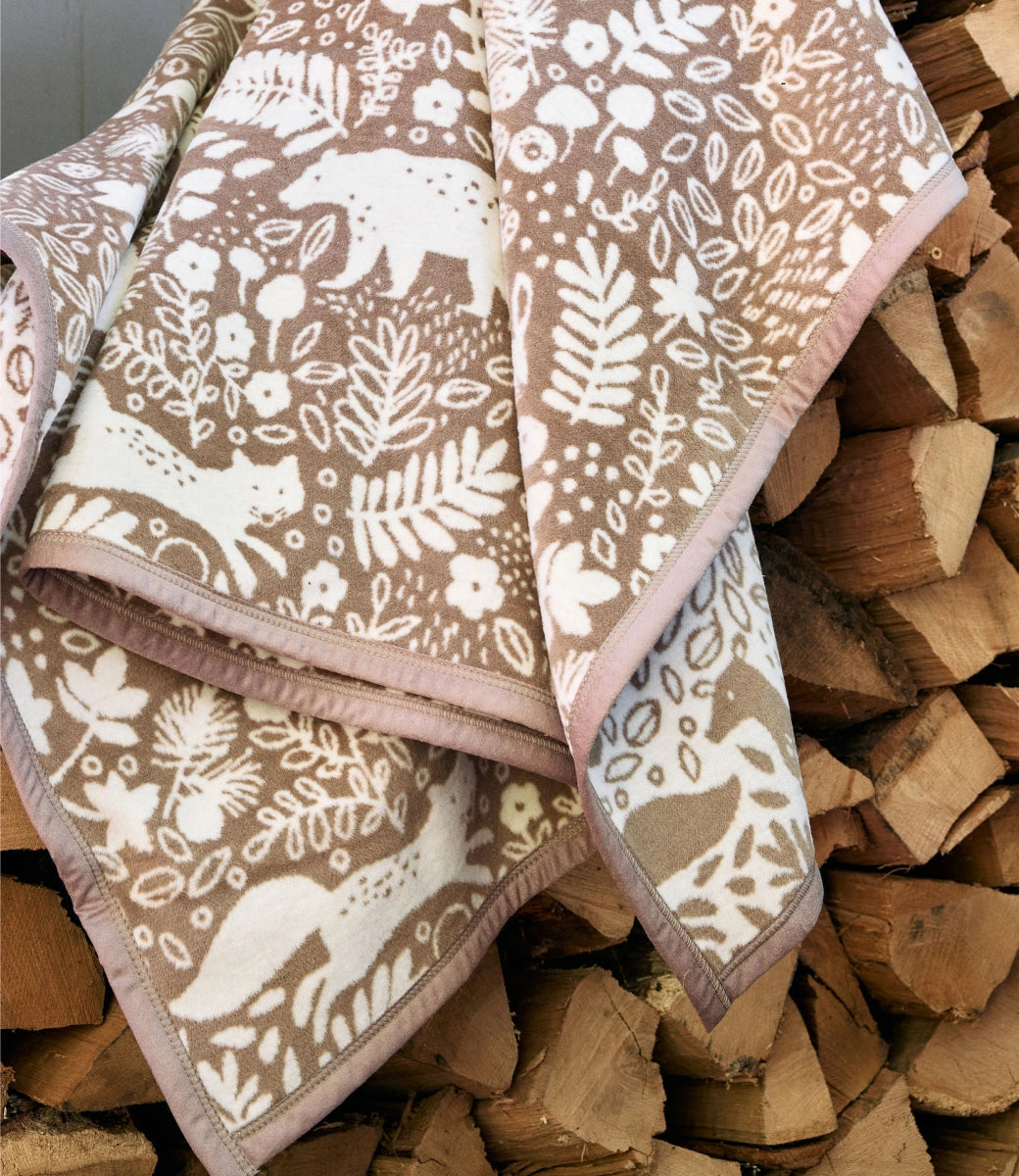 Whimsical Woods Sepia Blanket - ChappyWrap
