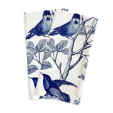 Arbor Birds Blue Kitchen Towels - Caskata