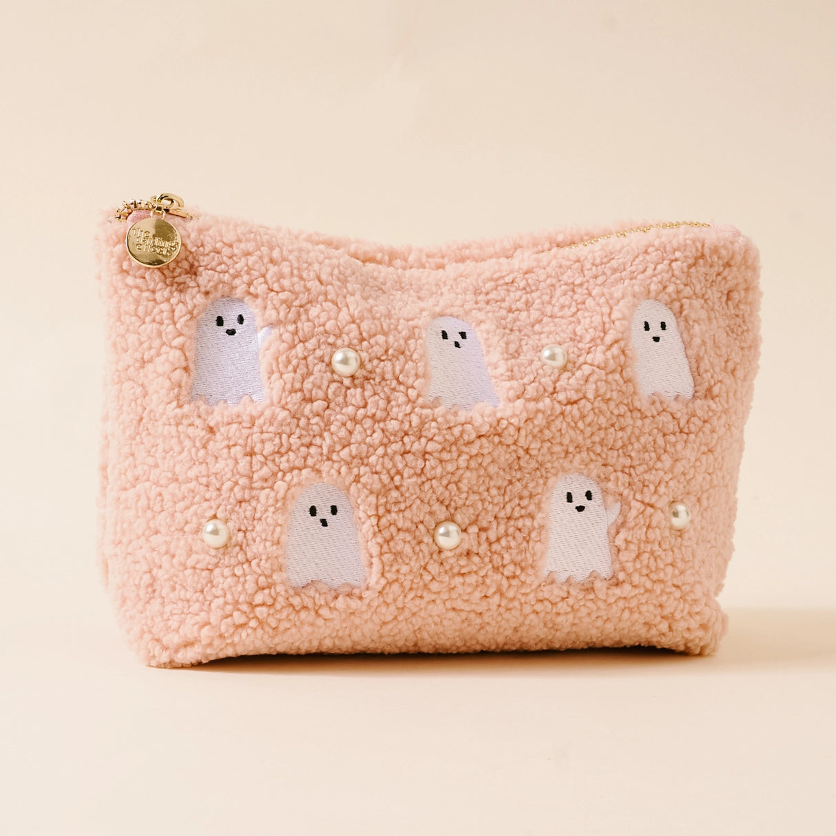 Ghosts & Pearls Teddy Pouch - The Darling Effect