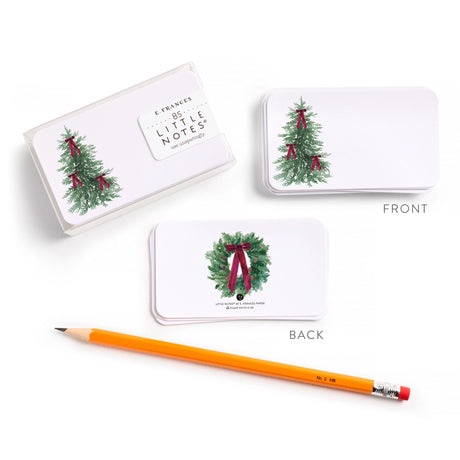 Velvet Bow Holiday Tree Little Notes® - E. Frances Paper