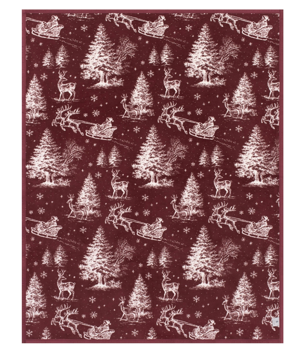 Santa Toile Blanket - ChappyWrap