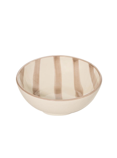 Sand Stripe Stoneware Bowl - Zafferano America